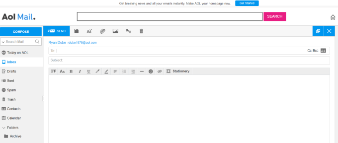 aol-email - Online Tech Tips AOL Mail image - aol-email