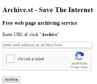 archive-st-save - Online Tech Tips The 3 Best Sites To Use For Archiving Webpages image 4 - archive-st-save