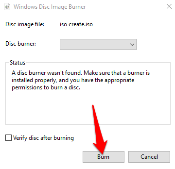create-mount-burn-iso-image-files-free-burn - Online Tech Tips Burn An ISO Image File To Disc On Windows 10 image 3 - create-mount-burn-iso-image-files-free-burn