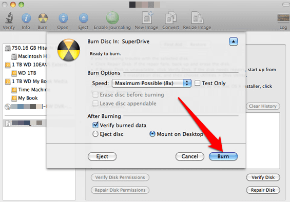 create-mount-burn-iso-image-files-free-disk-utility-destination-burn - Online Tech Tips Burn An ISO Image To Disc On MacOS image 5 - create-mount-burn-iso-image-files-free-disk-utility-destination-burn