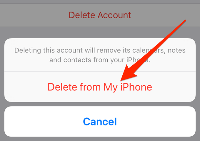 delete-from-iphone - Online Tech Tips Re-Add Your Google Account To Your iPhone image 4 - delete-from-iphone