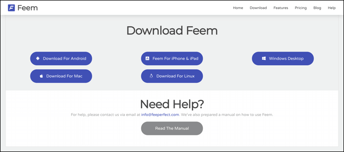 Download-Feem - Online Tech Tips Using WiFi Direct to Send Files Wirelessly image - Download-Feem