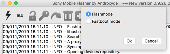 flashmode - Online Tech Tips Downgrade Sony Android Phones Using Flashtool image - flashmode