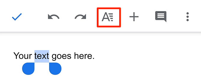 font-option - Online Tech Tips Use Additional Fonts In Google Docs For Mobile image 2 - font-option