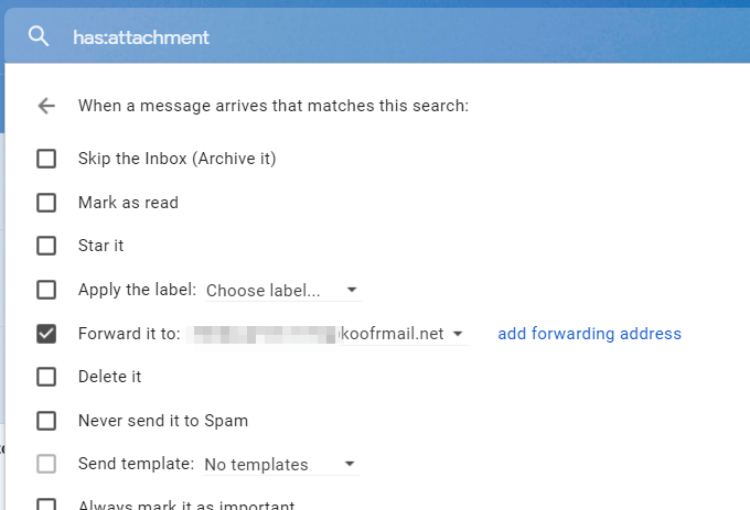 gmail-koofr-forward-attachment-emails - Online Tech Tips Using Koofr To Auto-Save Email Attachments image 3 - gmail-koofr-forward-attachment-emails