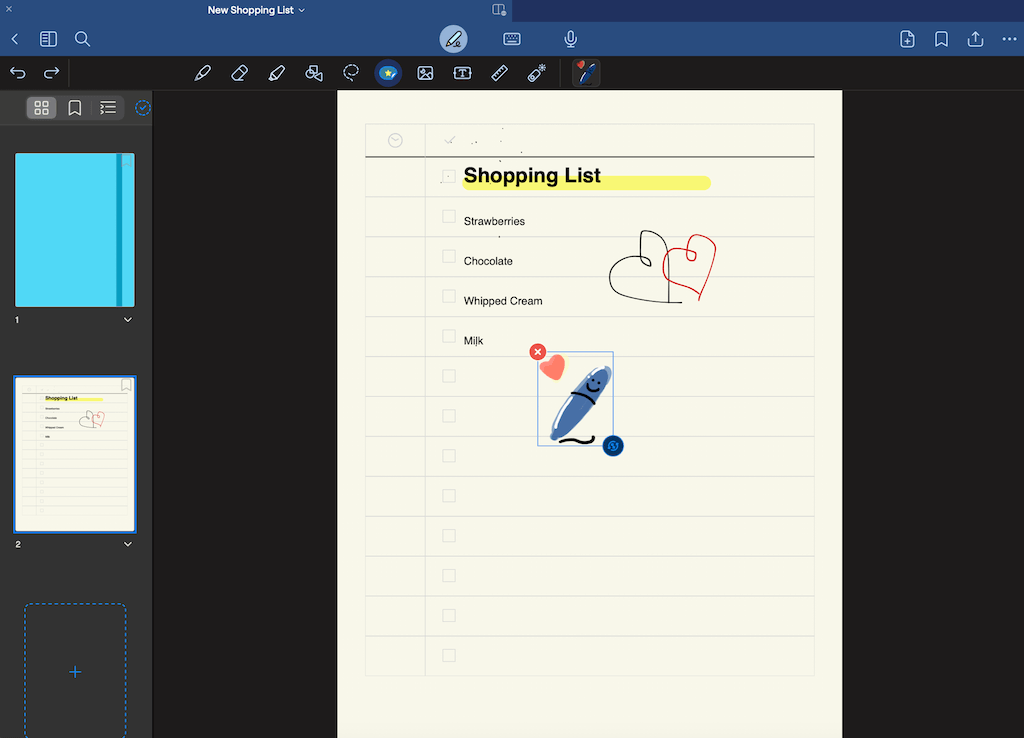 goodnotes-vs-notability-which-is-better-8-compressed - Online Tech Tips GoodNotes note taking example screenshot - goodnotes-vs-notability-which-is-better-8-compressed