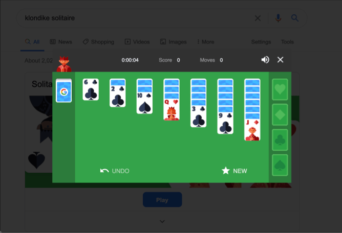 Google-Solitaire - Online Tech Tips Google Solitaire image - Google-Solitaire