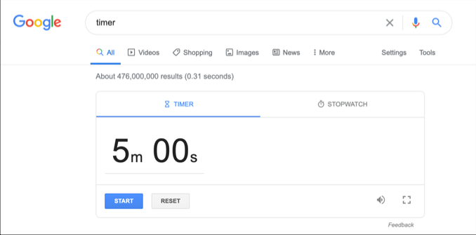 Google-Timer - Online Tech Tips Google Timer image - Google-Timer