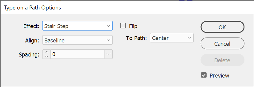 how-to-curve-text-in-indesign-15-compressed - Online Tech Tips Type on a Path Options image 2 - how-to-curve-text-in-indesign-15-compressed