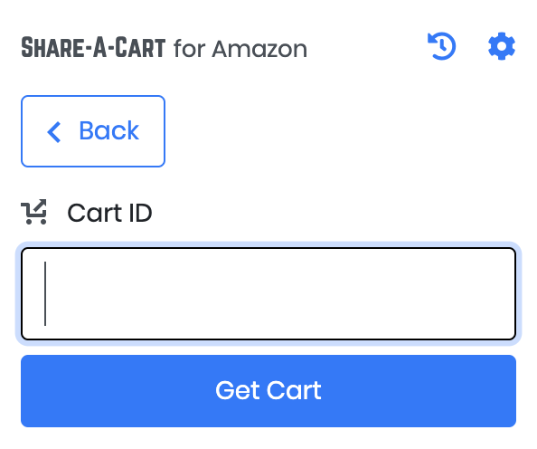 how-to-share-your-amazon-cart-12-compressed - Online Tech Tips Screenshot of Share-A-Cart Extension menu for receiving cart - how-to-share-your-amazon-cart-12-compressed