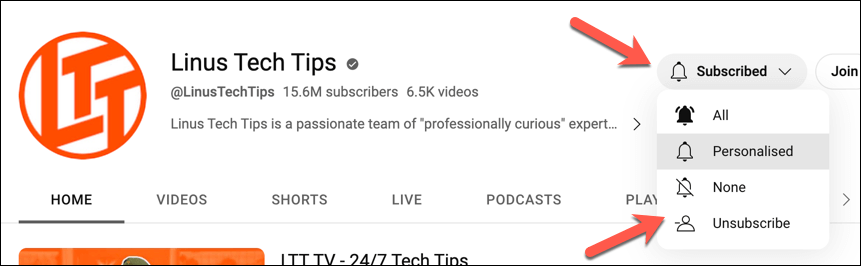 how-to-unsubscribe-from-a-youtube-channel-5-compressed - Online Tech Tips How to Unsubscribe from a YouTube Channel on a Web Browser image 4 - how-to-unsubscribe-from-a-youtube-channel-5-compressed