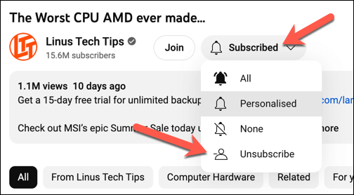 how-to-unsubscribe-from-a-youtube-channel-8-compressed - Online Tech Tips How to Unsubscribe from a YouTube Channel on a Web Browser image 7 - how-to-unsubscribe-from-a-youtube-channel-8-compressed