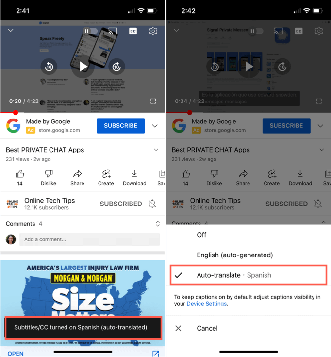 how-to-use-auto-translate-and-closed-captions-for-youtube-videos-14-compressed - Online Tech Tips Captions and Translations in the YouTube App image 4 - how-to-use-auto-translate-and-closed-captions-for-youtube-videos-14-compressed