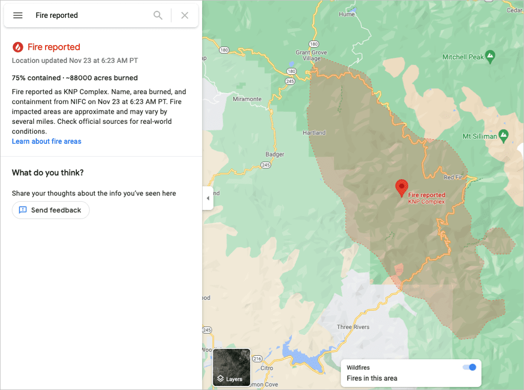 image-60 - Online Tech Tips Google Maps Wildfire Tracking on the Web image 4 - image-60