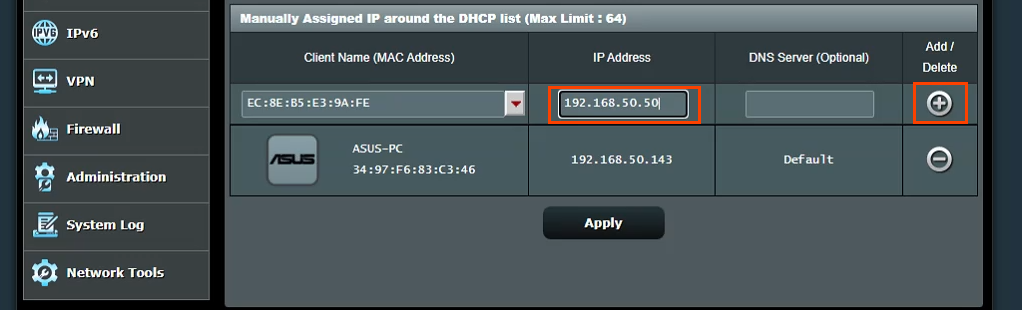 image-20 - Online Tech Tips Assign Static IPs – Asus Router image 5 - image-20
