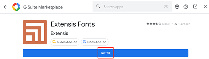 install-extensis-add-on - Online Tech Tips Use An Add-On To Add Fonts To Google Docs image 4 - install-extensis-add-on