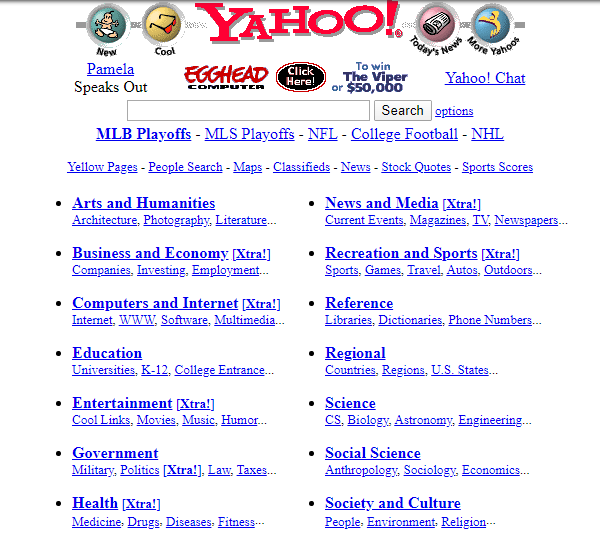 internet-time-machine-yahoo - Online Tech Tips Creative Ways To Use The Internet Time Machine image - internet-time-machine-yahoo