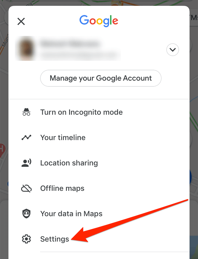 maps-settings-iphone - Online Tech Tips Enable/Disable Google Maps Location History image 10 - maps-settings-iphone