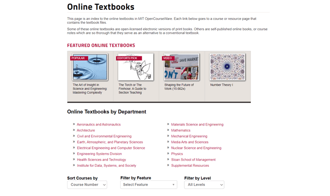 MIT - Online Tech Tips MIT Open Courseware Online Textbooks image - MIT