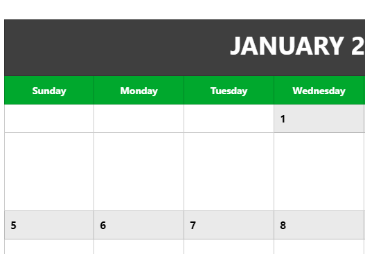 monthly-calendar-evernote - Online Tech Tips 2020 Monthly Calendar image - monthly-calendar-evernote