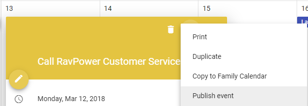 publish event - Online Tech Tips Share a Calendar image 6 - publish event