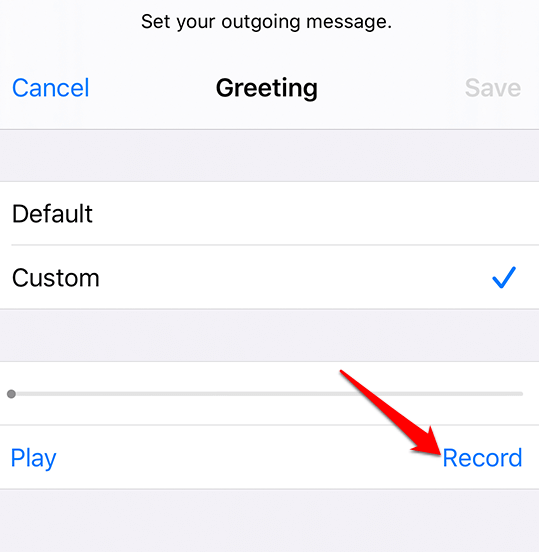 setup-voicemail-messages-smartphone-access-messages-iPhone-record - Online Tech Tips Record a Custom Greeting For Voicemail image 3 - setup-voicemail-messages-smartphone-access-messages-iPhone-record
