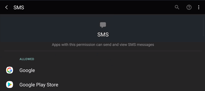 sms - Online Tech Tips What App Permissions Should I Avoid? image 9 - sms