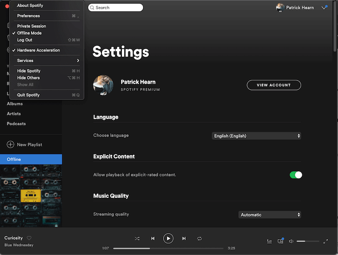 Spotify_Offline-mode - Online Tech Tips Make Sure Spotify Is in Online Mode image - Spotify_Offline-mode