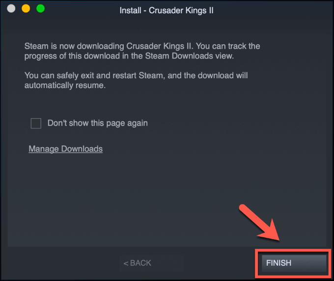Steam-Game-Install-Finish - Online Tech Tips Purchasing and Installing Steam Games image 7 - Steam-Game-Install-Finish