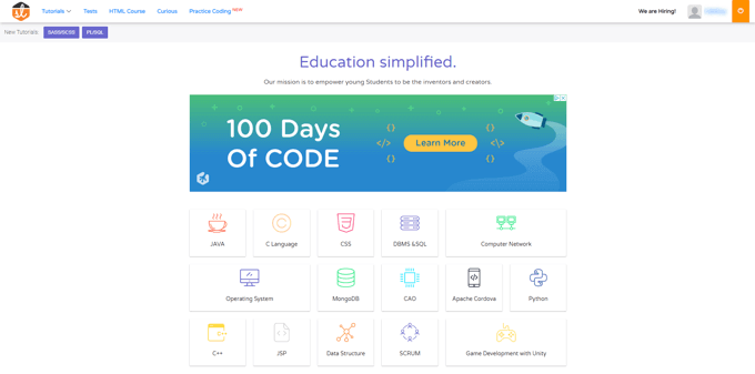 studytonight - Online Tech Tips StudyTonight image - studytonight