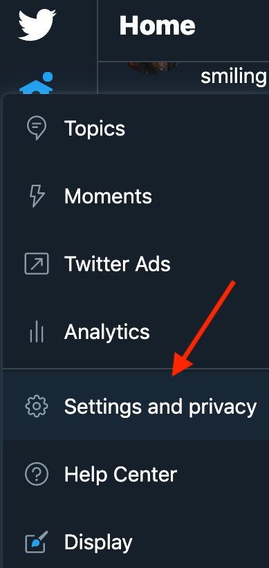 twitter-menu - Online Tech Tips Two-Factor Authentication on Twitter image - twitter-menu