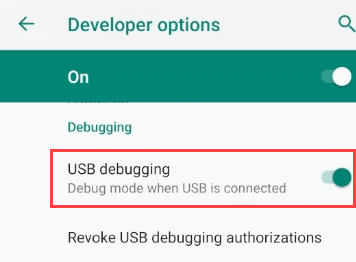 usb-debugging - Online Tech Tips Find The WiFi Password On Android 9 & Older Phones image 4 - usb-debugging