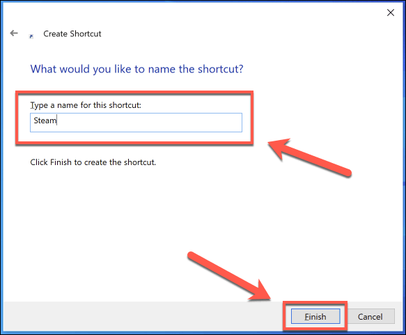Windows-Create-Shortcut-Confirm - Online Tech Tips How to Run Steam as Admin on Windows image 5 - Windows-Create-Shortcut-Confirm