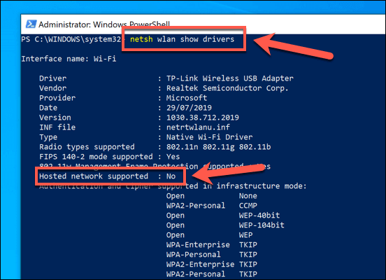Windows-PowerShell-Netsh-Driver - Online Tech Tips Creating an Ad-Hoc Wireless Network image 2 - Windows-PowerShell-Netsh-Driver