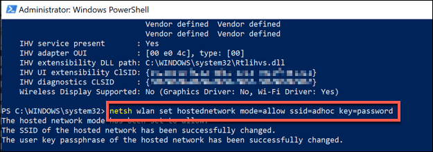 Windows-PowerShell-Netsh-Start-Adhoc - Online Tech Tips Creating an Ad-Hoc Wireless Network image 3 - Windows-PowerShell-Netsh-Start-Adhoc