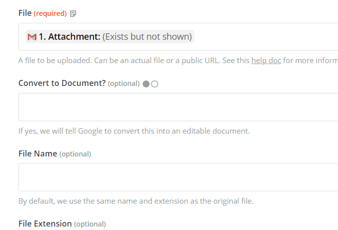 zapier-google-drive-attachment - Online Tech Tips Automatically Saving Email Attachments With Zapier image 4 - zapier-google-drive-attachment